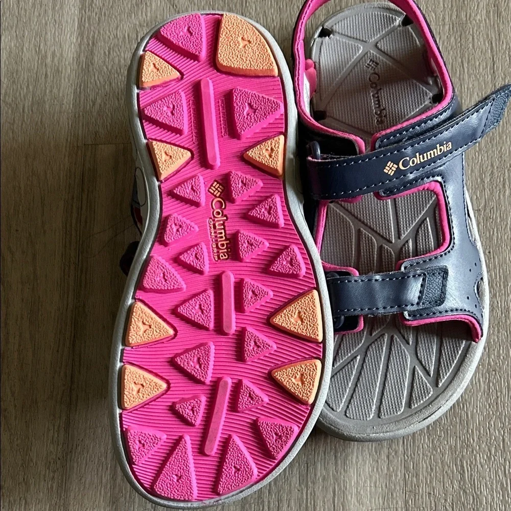 Columbia Kids' Navy and Pink Sandals